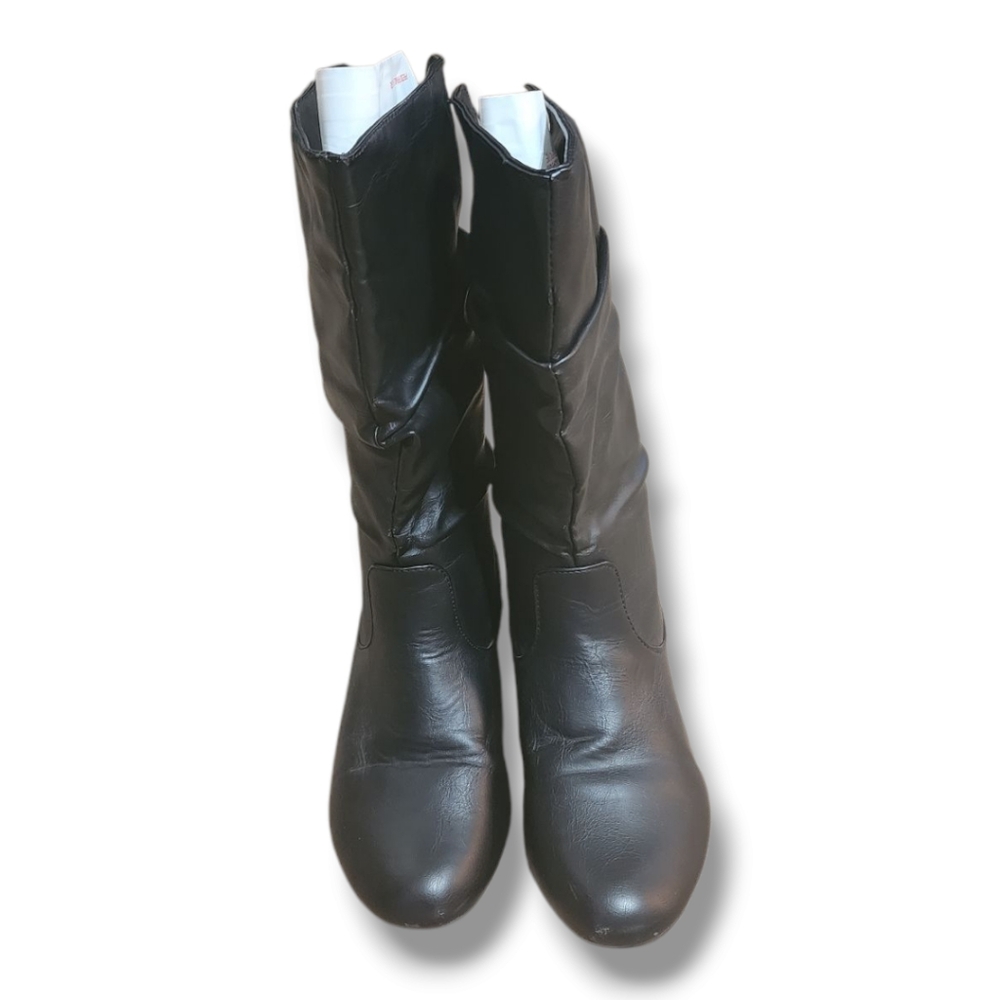 Women's Black Leather Boots